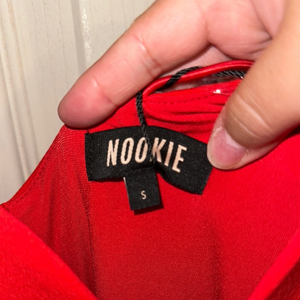 Nookie Affinity Red Bodycon Maxi Dress NWOT - Picture 7 of 12